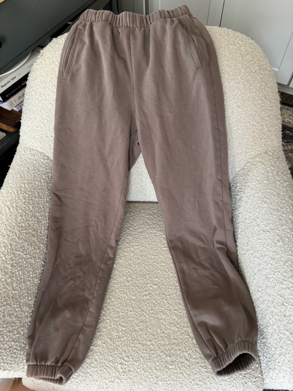Gap | Size S Tall | Casual Elastic-Waist Jogger Pants | Taupe